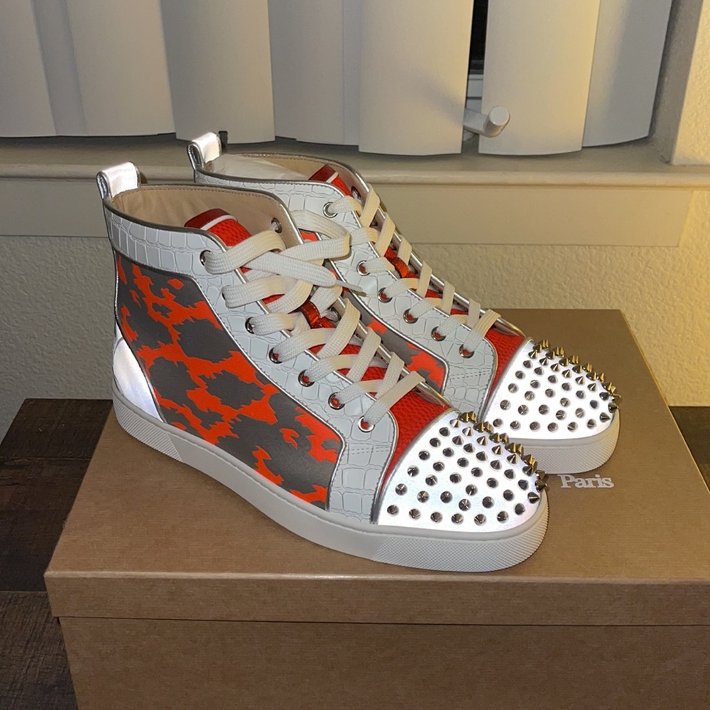 Christian Louboutin Fun Lou Spikes Flat